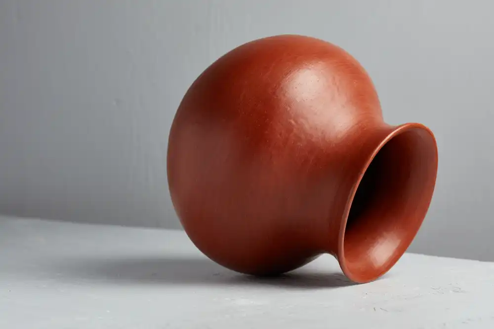 Cántaro made from red clay in San Marcos Tlapazola, Oaxaca.
